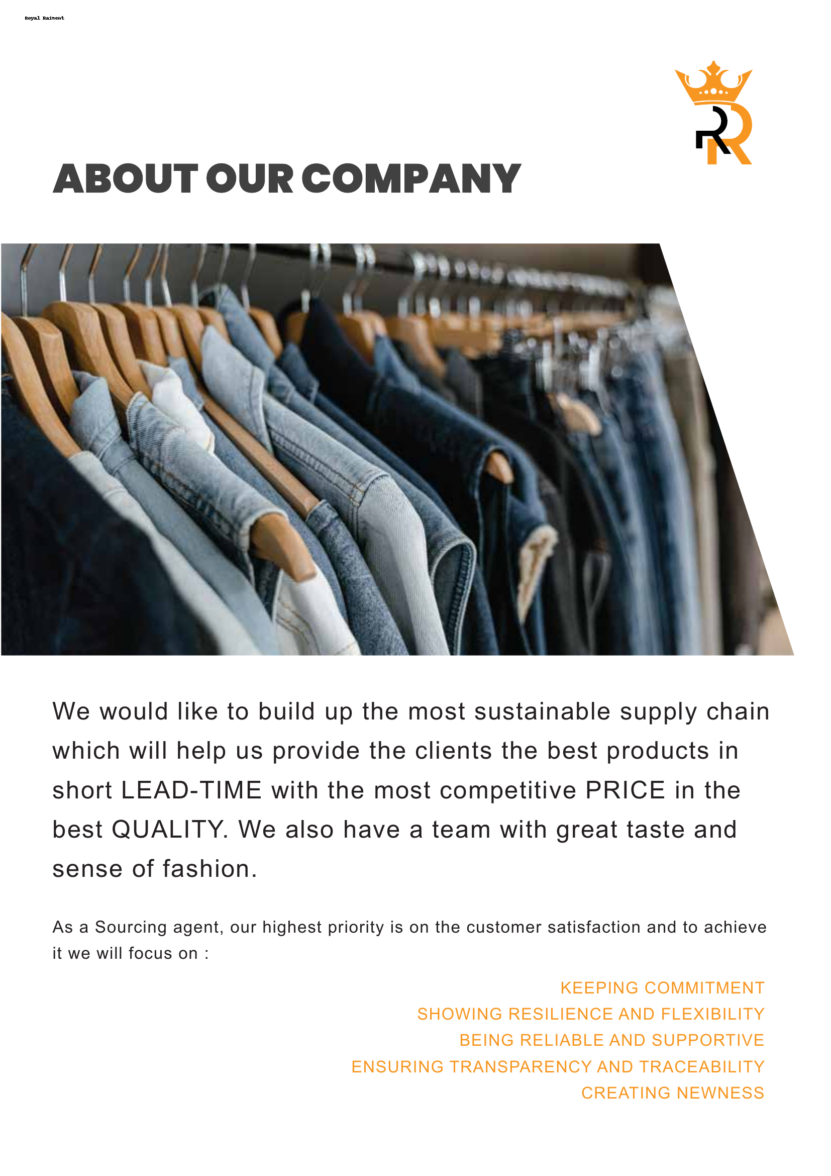 Royal Raiment Profile