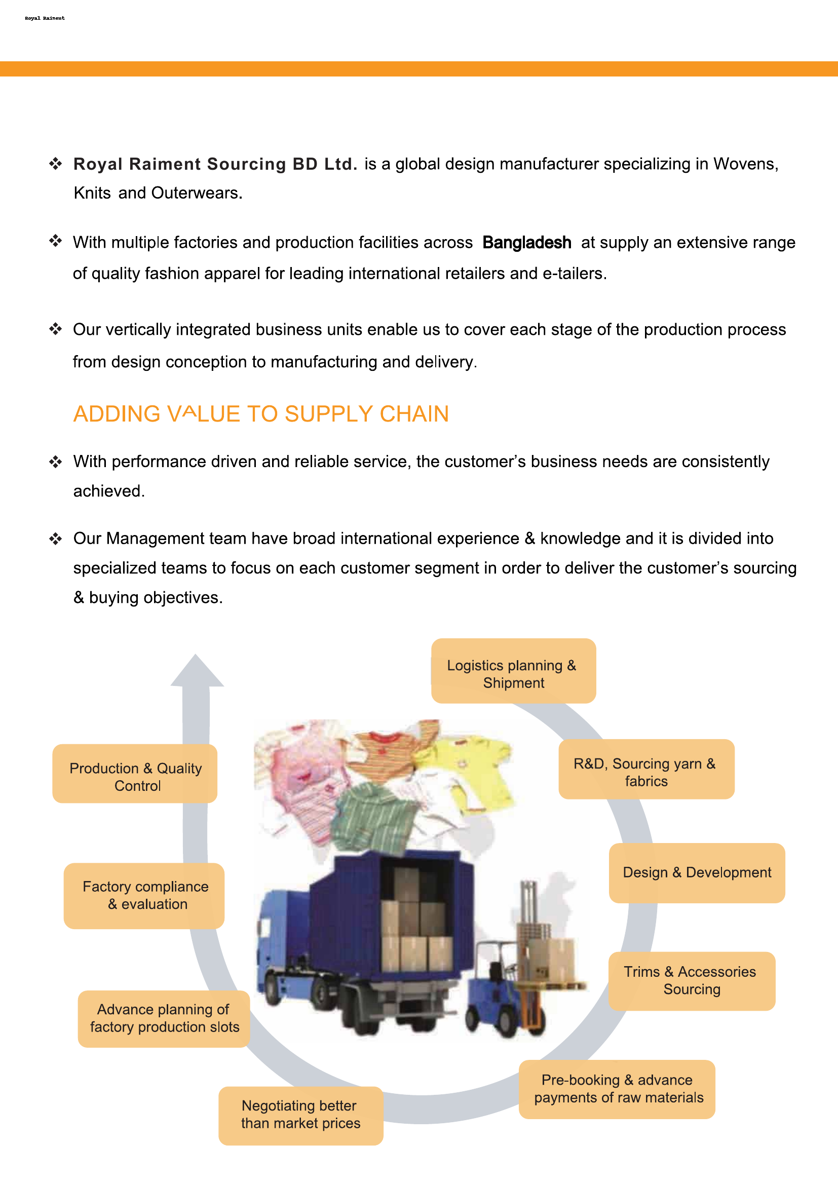 Royal Raiment Profile